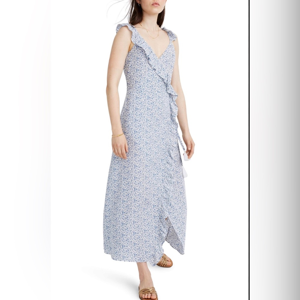 Madewell Americana Wrap Faux Dress